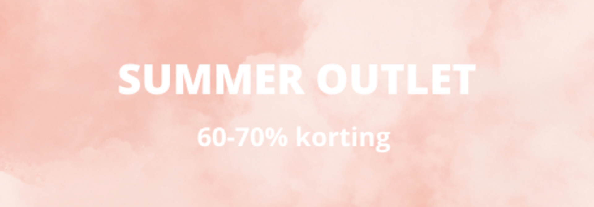 Summer Outlet // tot wel 60-70% korting