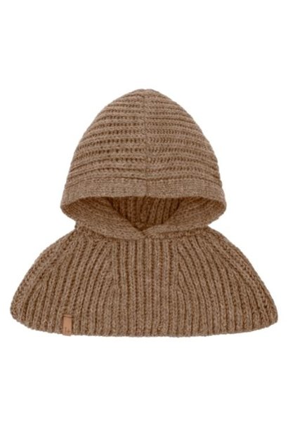 1+ in the family telma-bb baby hood neck knitwear caramel | cape
