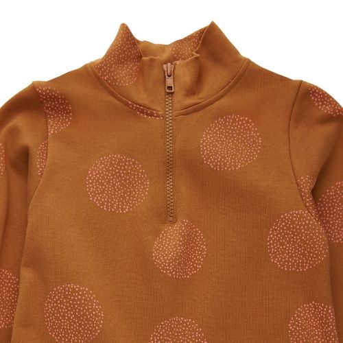 Soft Gallery Kiera Moondots Dress Glazed Ginger | jurk-4