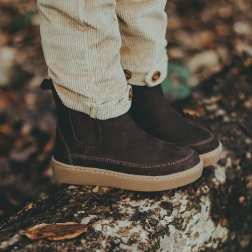 Dochter lint moeilijk Donsje Boots Ojeh Dark Brown Nubuck | schoenen | Labels for Little Ones -  Labels for Little Ones