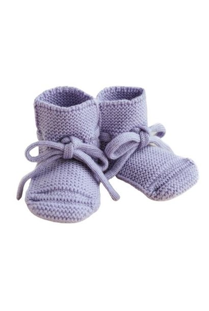 Hvid original booties lilac | slofjes