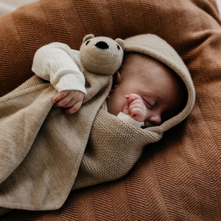 Hvid knitwear newborn en baby | Labels for Little Ones