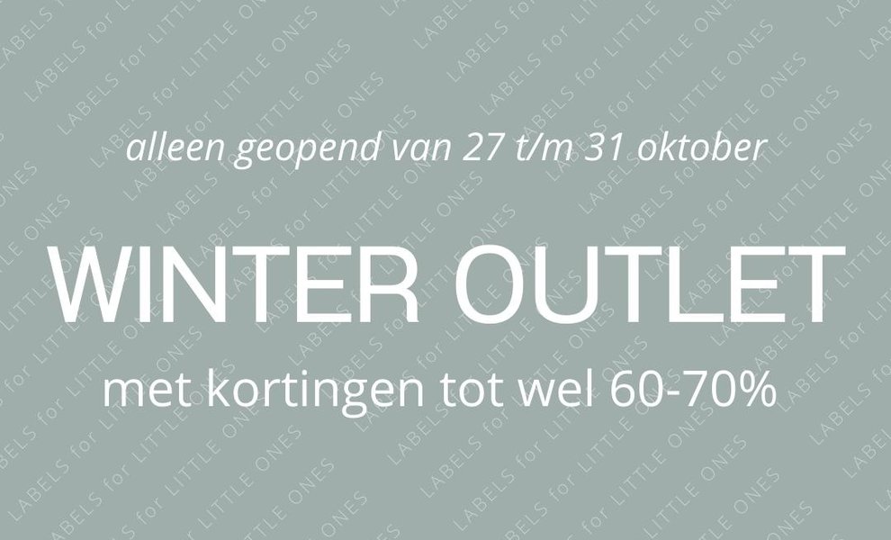 Winter Outlet '22 | Labels for Little Ones