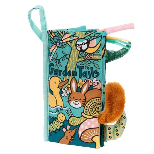 Jellycat Garden Tails Book | kijk- en voelboekje-1