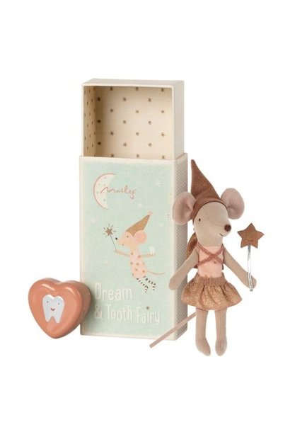 Maileg Tooth fairy mouse in matchbox, Big sister (muis)