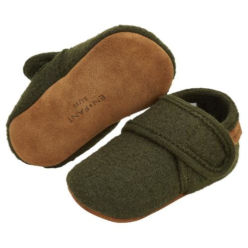 En Fant Baby Wool slippers Rosin | slofjes-3