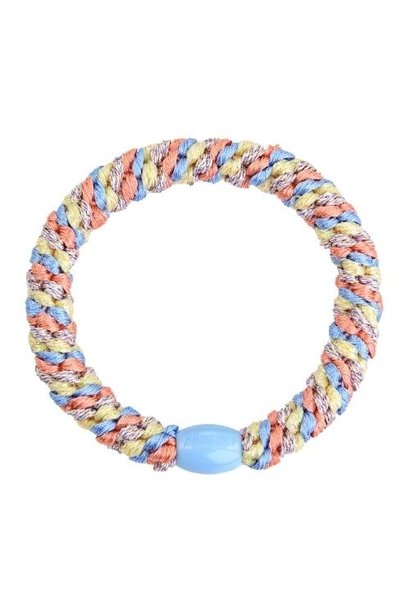 Kknekki Haarelastiekje Mix Yellow-Bluepeach | hair tie