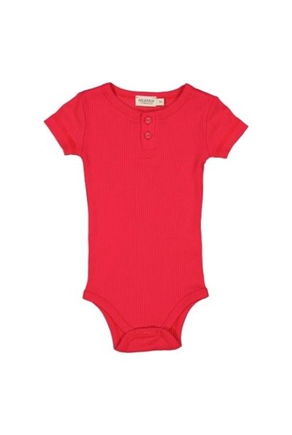 MarMar Copenhagen Body SS Baby Modal Red Currant | romper