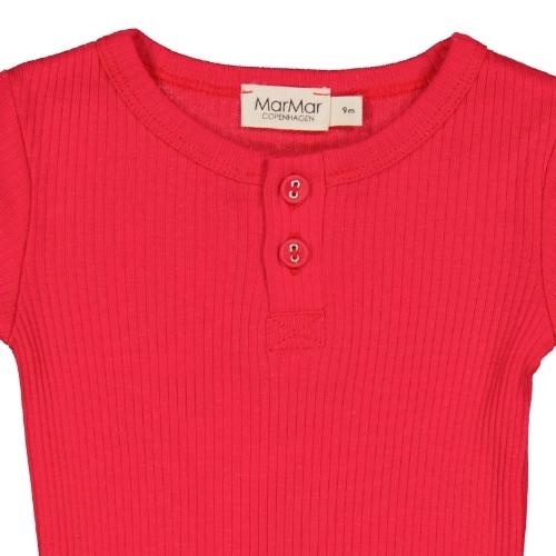 MarMar Copenhagen Body SS Baby Modal Red Currant | romper-3