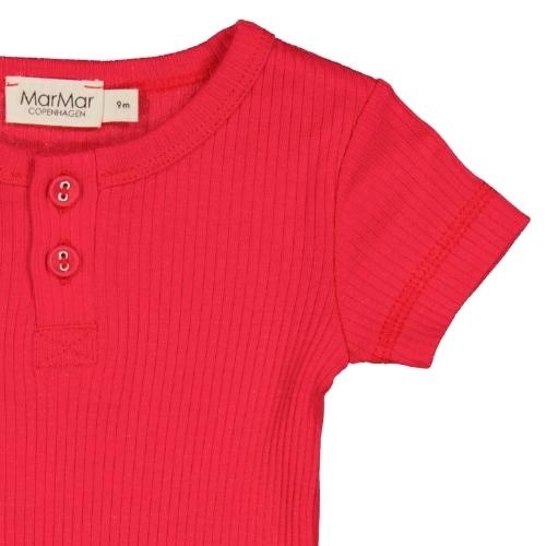 MarMar Copenhagen Body SS Baby Modal Red Currant | romper-4