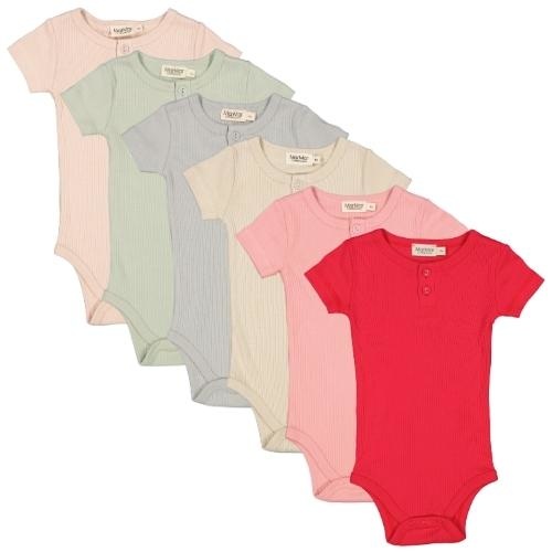MarMar Copenhagen Body SS Baby Modal Red Currant | romper-6