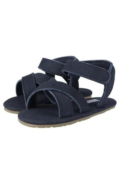 Donsje Tobi Navy Nubuck | baby sandalen