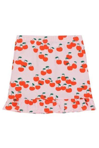 Tinycottons Cherries Skirt light pink-summer red | rok