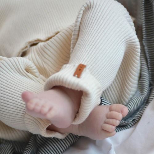 Nixnut Rib Legging Cream | broek-2