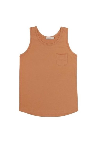 Phil&Phae Pocket tank top dune | shirt