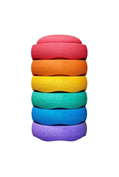 Stapelstein Original Rainbow Set Classic 6 stenen | speelgoed