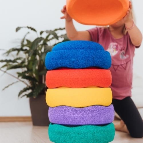 Stapelstein Original Rainbow Set Classic 6 stenen | speelgoed-2