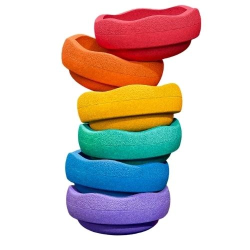 Stapelstein Original Rainbow Set Classic 6 stenen | speelgoed-5