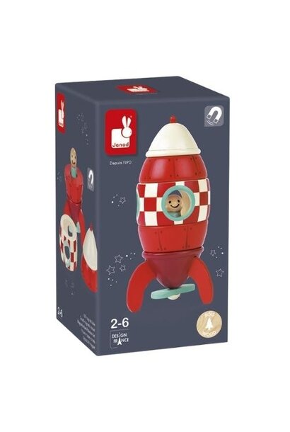 Janod Magneetset - Raket | speelgoed