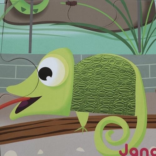 Janod Voelpuzzel - Een dag in de dierentuin | puzzel-6