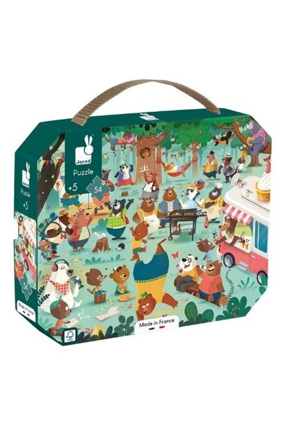 Janod legpuzzel in luxe doos - De Berenfamilie | puzzel