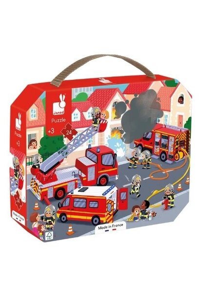 Janod legpuzzel in luxe doos - De Brandweer | puzzel