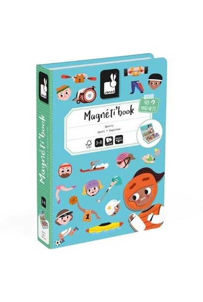 Janod Magnetibook - Sporten | magneetboek