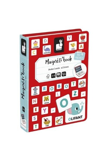 Janod Magnetibook - Alfabet Nederlandstalig! | magneetboek