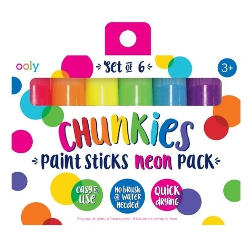 Ooly Chunkies Paint Sticks - Neon | waskrijt-1