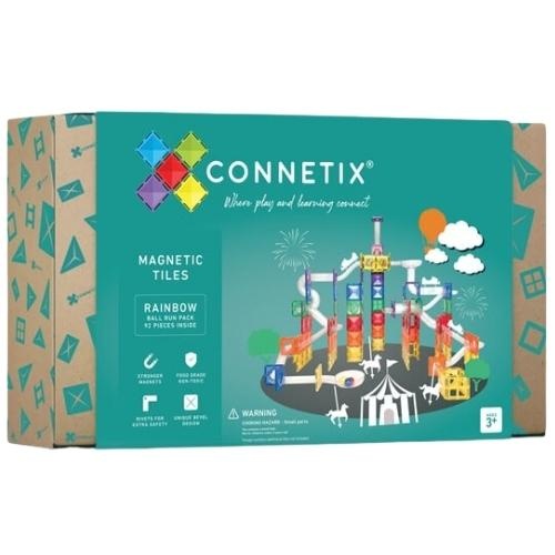 Tiles Rainbow Ball Run Pack 92 piece knikkerbaan