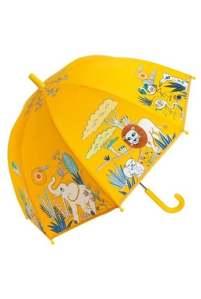 Djeco umbrella "Savannah" op de savanne | kinderparaplu