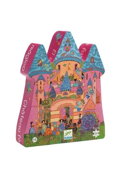 Djeco legpuzzel in luxe doos The Fairy Castle - 54 stukjes | puzzel
