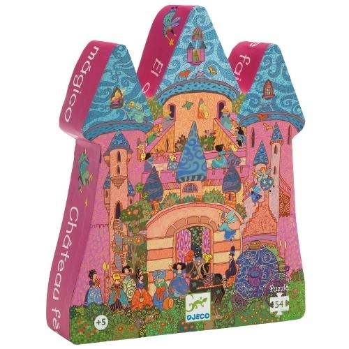 Djeco legpuzzel in luxe doos The Fairy Castle - 54 stukjes | puzzel-1