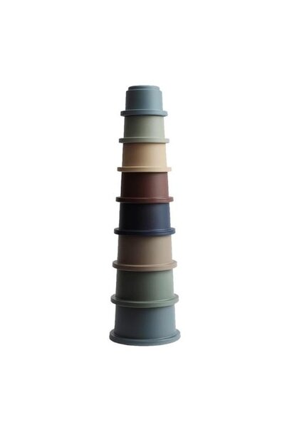 Mushie Stacking Cups Forrest | stapeltoren