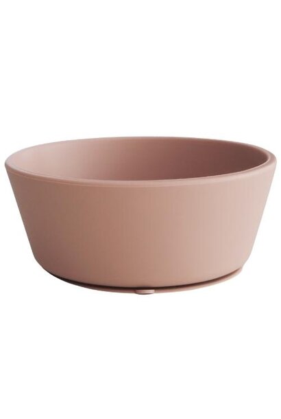 Mushie Silicone Bowl Blush | bakje met zuignap