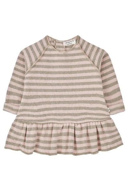 1+ in the family bertha baby dress nude-taupe | jurk