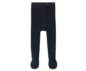 1+ in the family sira baby plain rib tights navy, maillot