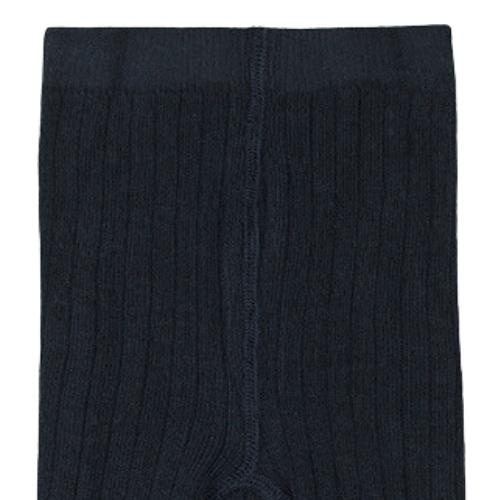 1+ in the family sira baby plain rib tights navy, maillot