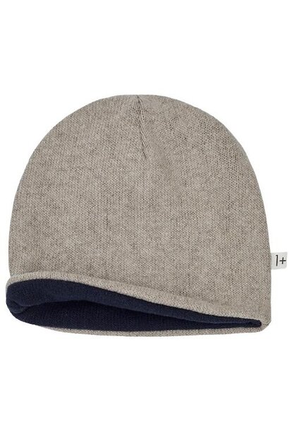 1+ in the family nick baby beanie taupe | muts