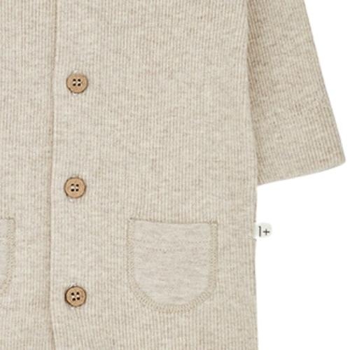 1+ in the family marie baby girly jumpsuit oatmeal | romper-4