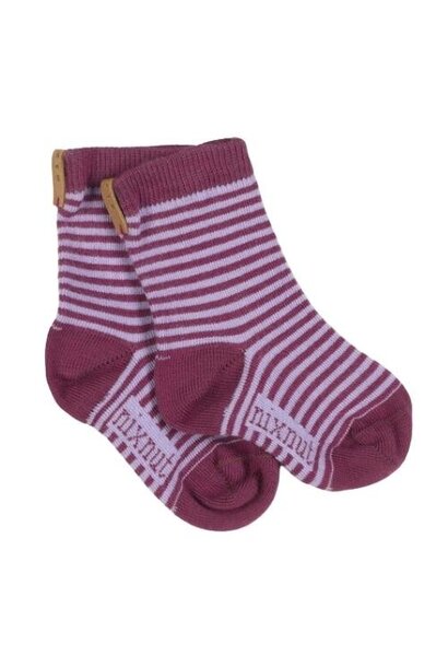 Nixnut Stripe Socks Violet Stripe | sokken