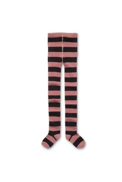 Sproet & Sprout Tights block stripe Misty rose | maillot