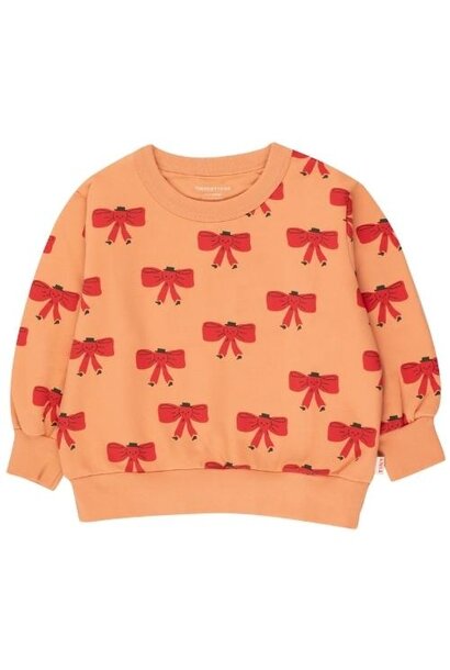 Tinycottons Tiny Bow Sweatshirt light rust | trui