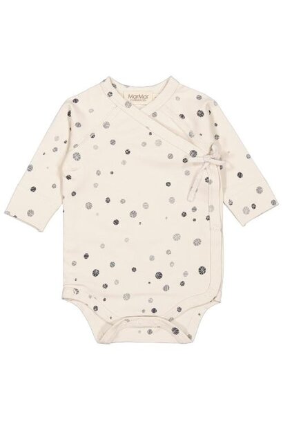 MarMar Copenhagen Belita Newborn Baby Modal Smooth Print Marbles | romper