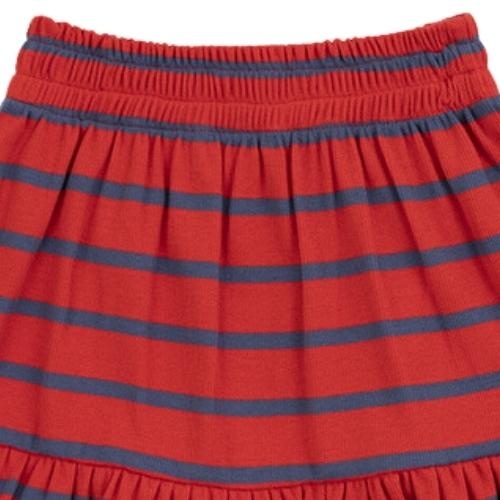 CarlijnQ Stripes red/blue - ruffled skirt | rok-2
