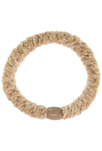 Kknekki Haarelastiekje Velvet Beige | hair tie