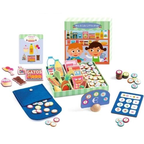 Djeco spel "Mia & Leo" winkeltje spelen | speelgoed-1
