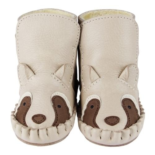 Donsje Kapi Special Lining Raccoon Ivory Classic Leather | baby schoenen-3