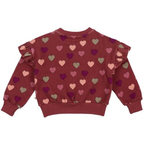The New Society Christy Sweater Hearts | trui-9