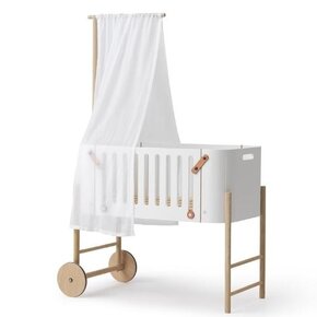 Oliver Furniture Co-sleeper bed canopy white | klamboe